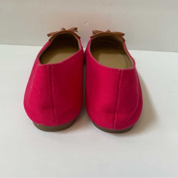 Talbots Hot Pink Fabric Ballet Slipper Size 8.5 - Picture 11 of 14